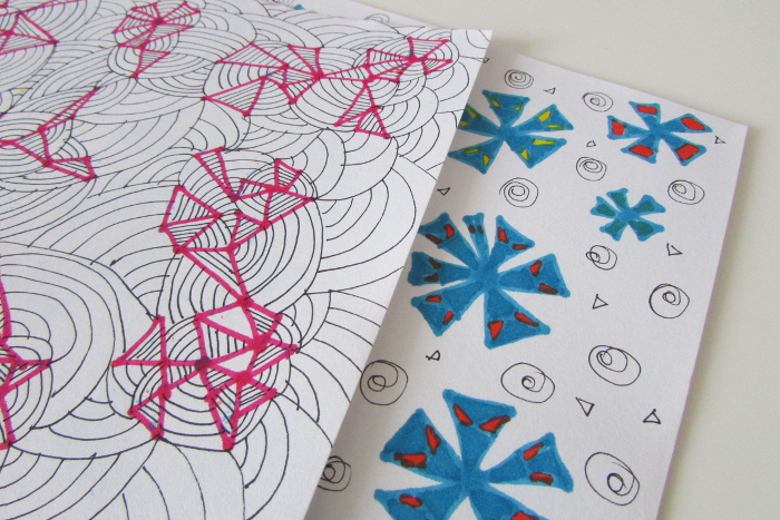 Drawing With Lines And Shapes : I made this the fun of drawing shapes and lines jamie