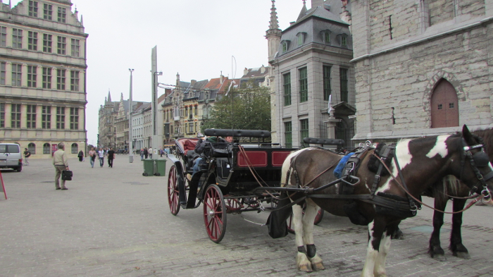 Horse Drawn Carriage in Gent