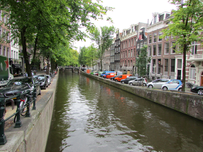 Walking in Amsterdam