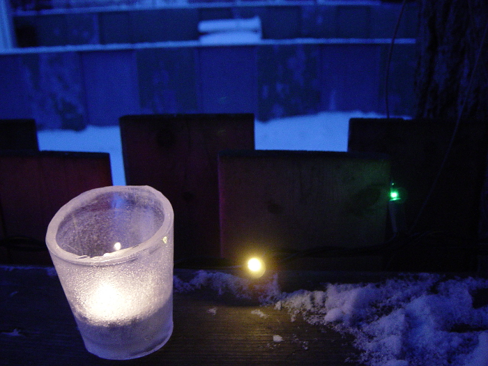 Christmas Ice Candles Jamie Ridler Studios