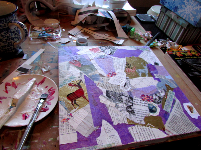 Collage Board Jamie Ridler Studios