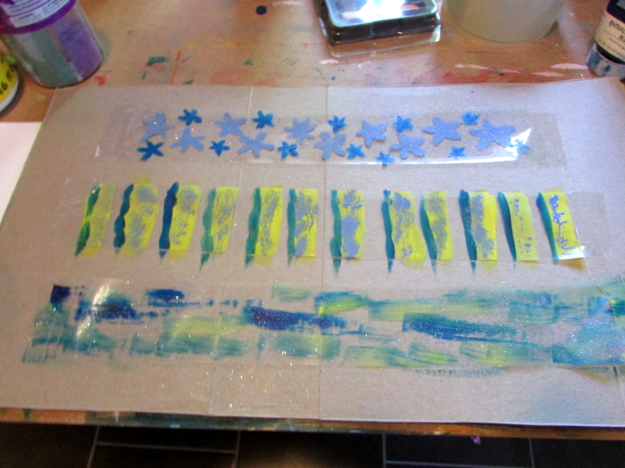 Art Day Painting Packing Tape Jamie Ridler Studios