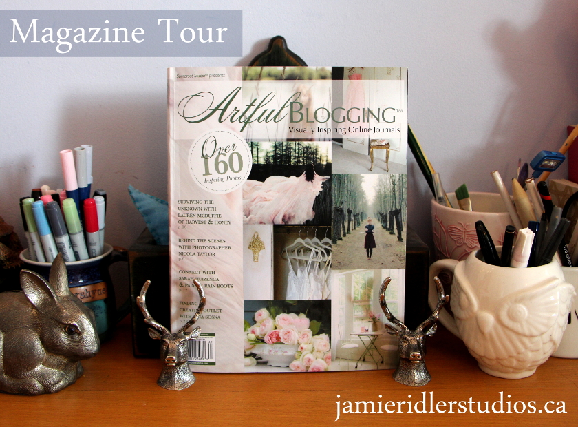 Magazine Tour Artful Blogging Title Card