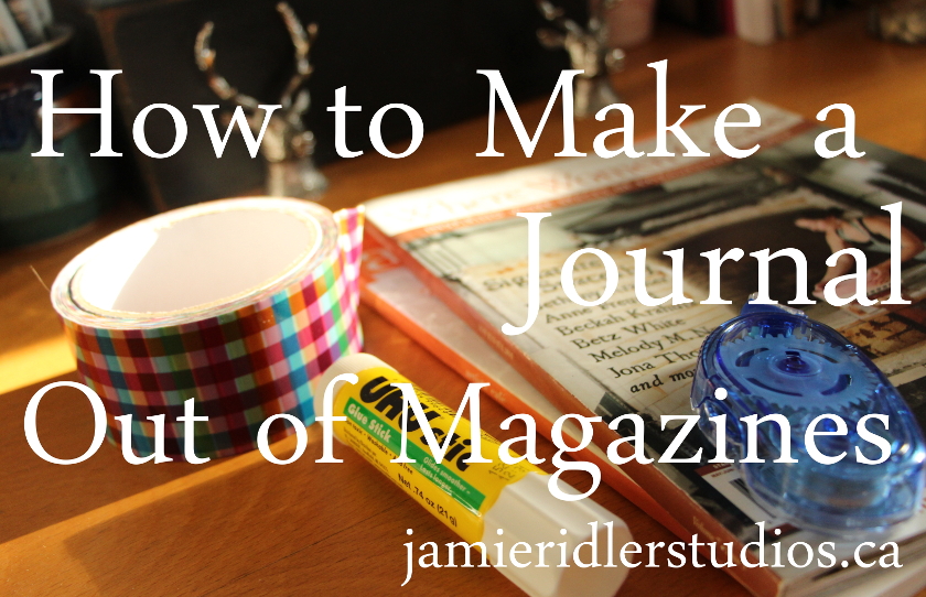 A Creative How-To Tutorial: How to Make a Journal From Magazines 