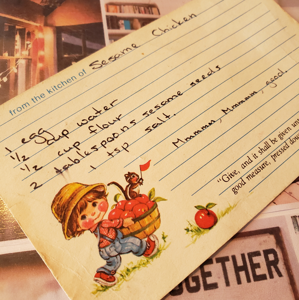 Favourite Chicken Recipe Card